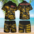 Iron Maiden Merch 2026 Piece Of Mind Iron Maiden Hawaiian Shirt And Shorts Set Music Fans Gifts - Merchluma