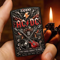 ACDC Merch For Those About To Rock Zippo Case Best Gifts For ACDC Lovers - Merchluma