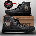 Indian Motorcycle 125th Anniversary Est 1901 High Top Shoes Indian Motorcycle Merch Fans Gifts - Merchluma