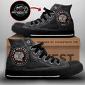 Indian Motorcycle 125th Anniversary High Top Shoes Indian Motorcycle Merch Son Gifts - Merchluma