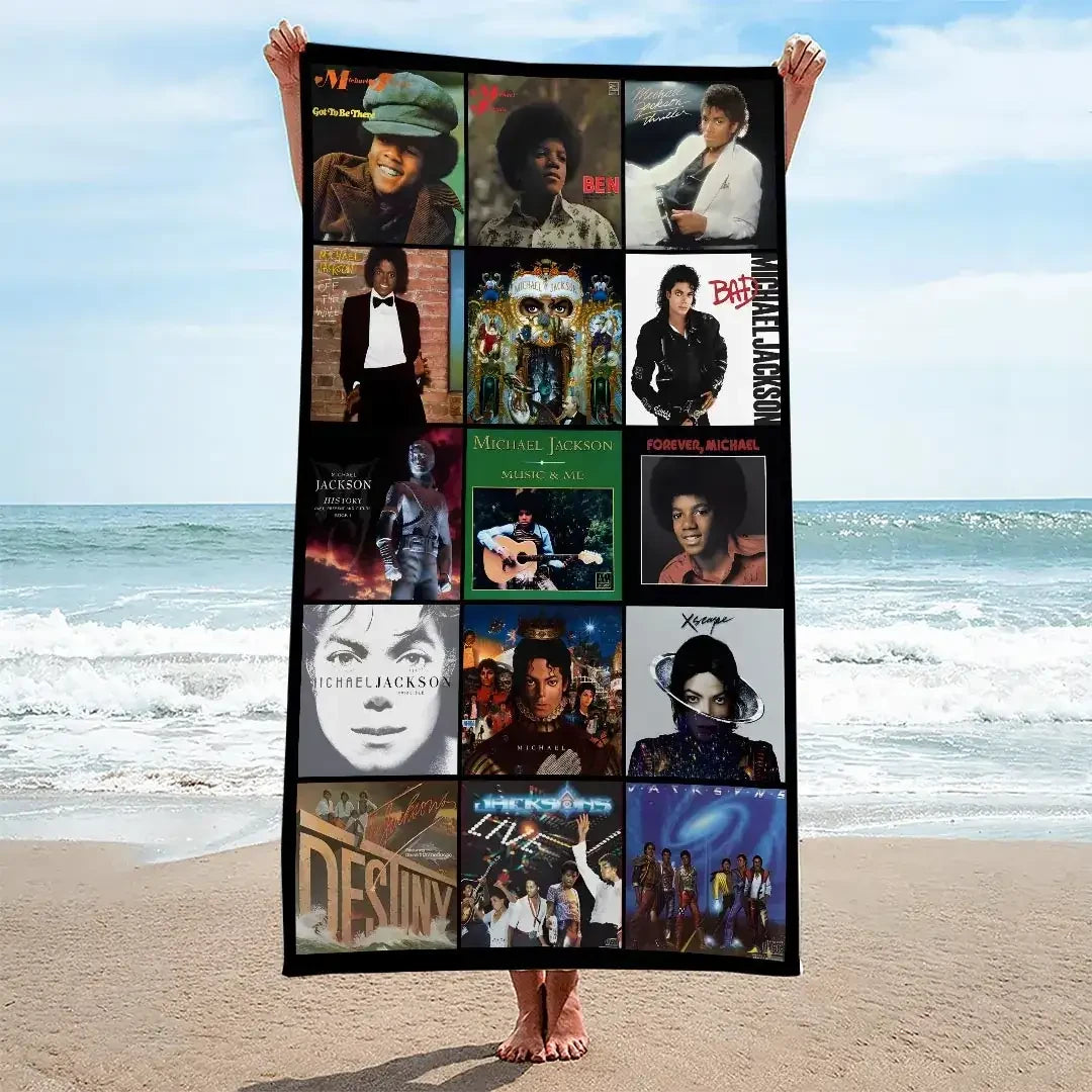 Michael Jackson Merch 2026 Beach Towel Summer Gifts For Music Lovers - Merchluma