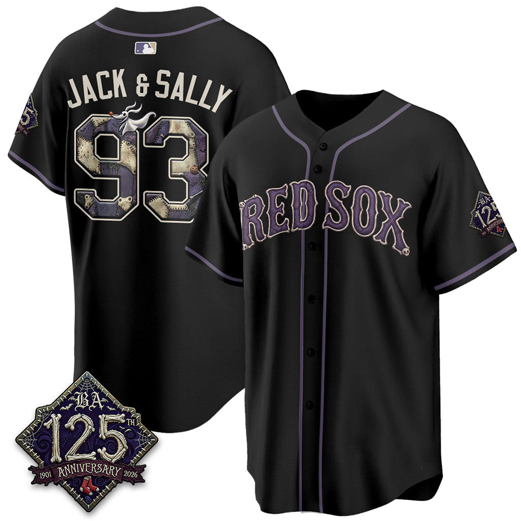 Custom Boston Red Sox Halloween Nightmare Edition Vapor Jersey Red Sox Merch Halloween Gifts - Merchluma