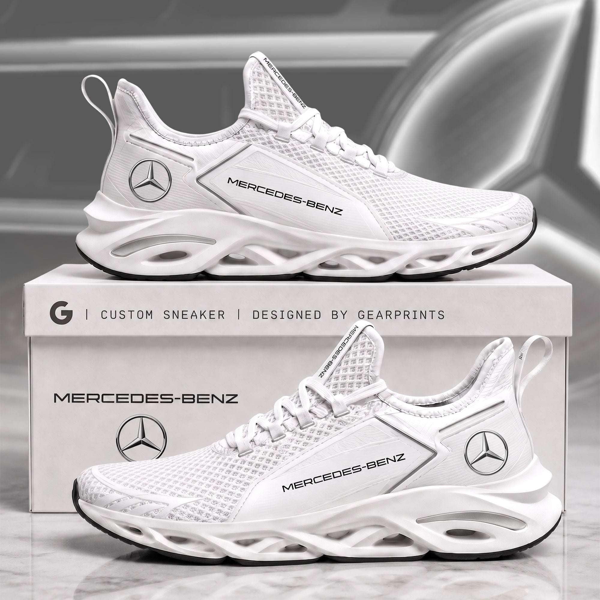 Merc White Chunky Sneakers Best Birthday Gift For Husband - Merchluma