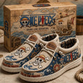 One Piece Merch I'm Gonna Be King Of The Pirates Dude Shoes Gifts For Brother - Merchluma