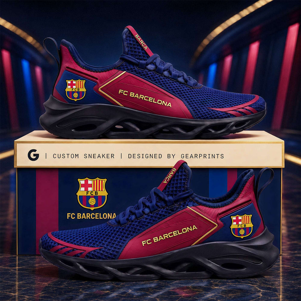 FC Barcelona Shoes Sneakers 2026 FCB Merch Best Gift For Football Lovers - Merchluma