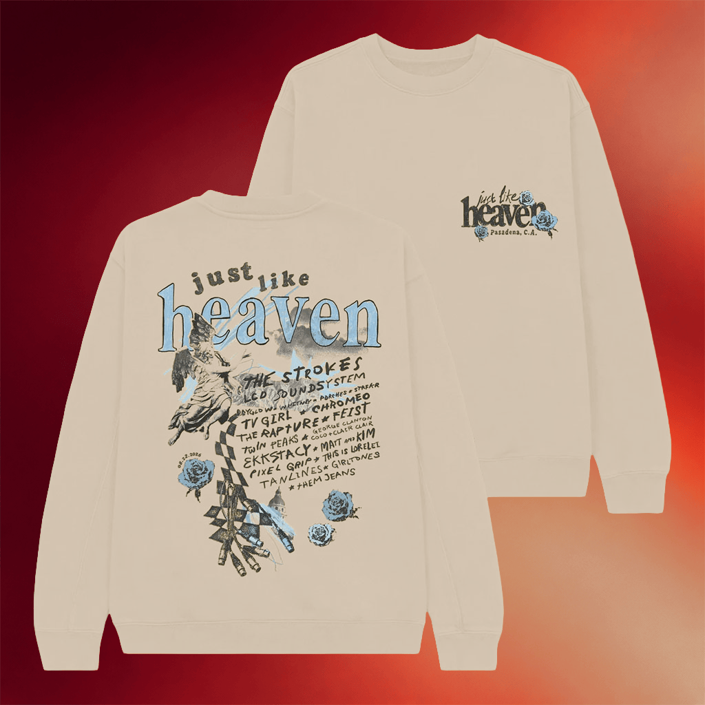 Just Like Heaven Merch Roses 2026 Lineup Sweatshirt Cool Gifts For Music Lovers - Merchluma