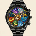 Pokemon Eeveelutions Watch Eevee Umbreon Sylveon Vaporeon Collector Timepiece Merch Him Gifts - Merchluma