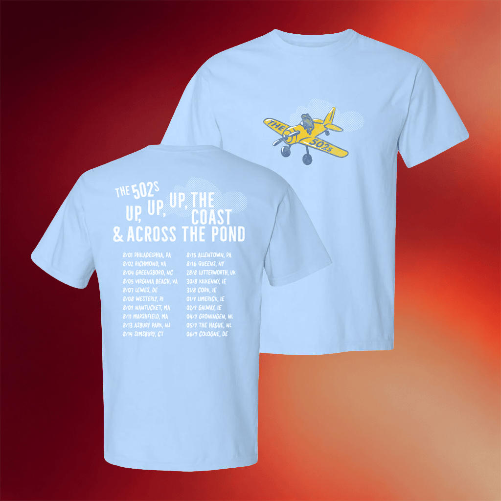 The 502S Merch 2026 Up The Coast And Across The Pond Tour T-Shirt Cool Gifts For Music Lovers - Merchluma