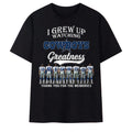 Dallas Football Merch I Grew Up Watching Cowboys Greatness Signatures 2026 T-Shirt Gift For Fan - Merchluma