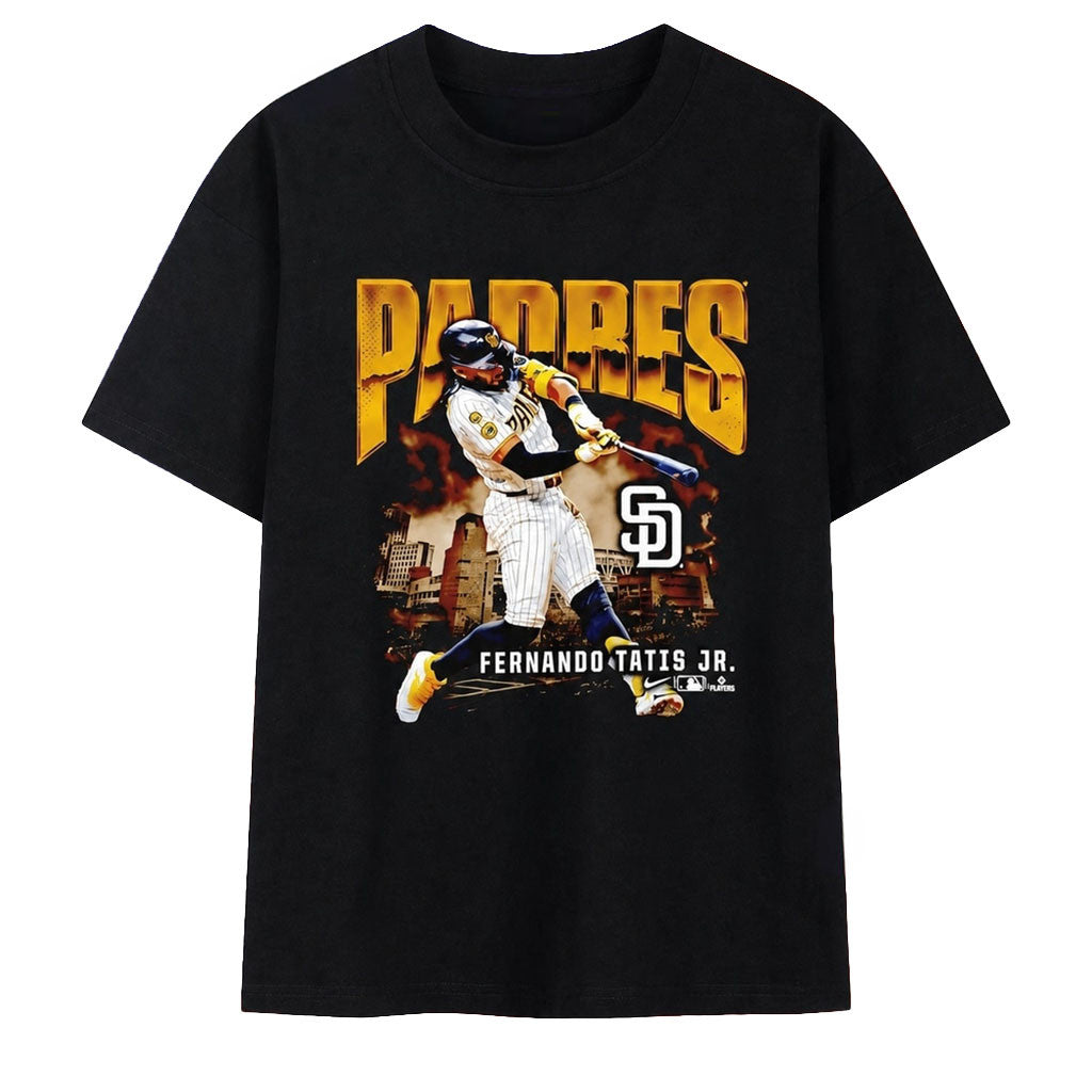 Fernando Tatis Jr San Diego Padres Baseball Star T-Shirt Padres Merch Gift For Baseball Lovers - Merchluma