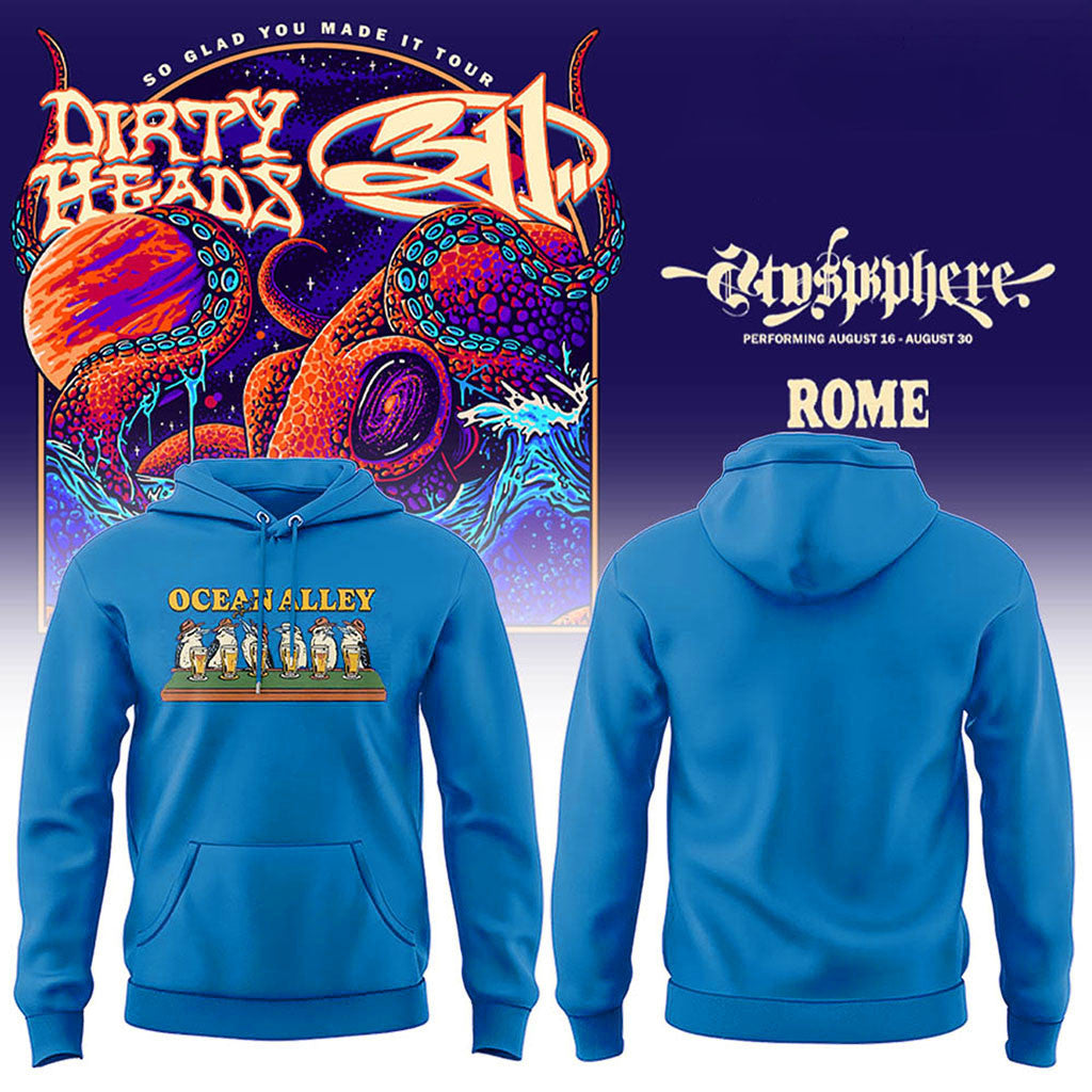 311 And Dirty Heads Rome Tour 2026 Hoodie Ocean Valley Hoodie Present For Rock Band Fans - Merchluma