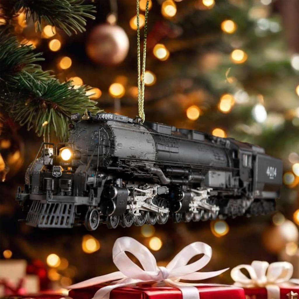 Big Boy 4014 Steam Legend 85th Anniversary Christmas Ornament Xmas Tree Decor Gift For Dad - Merchluma