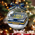 The Big House With The Michigan Stadium 100th Anniversary Snow Christmas Ornament Xmas Decor - Merchluma