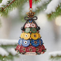 Personalized Weight Plate Tree Christmas Ornament Xmas Tree Decorations Gifts For Gymers - Merchluma