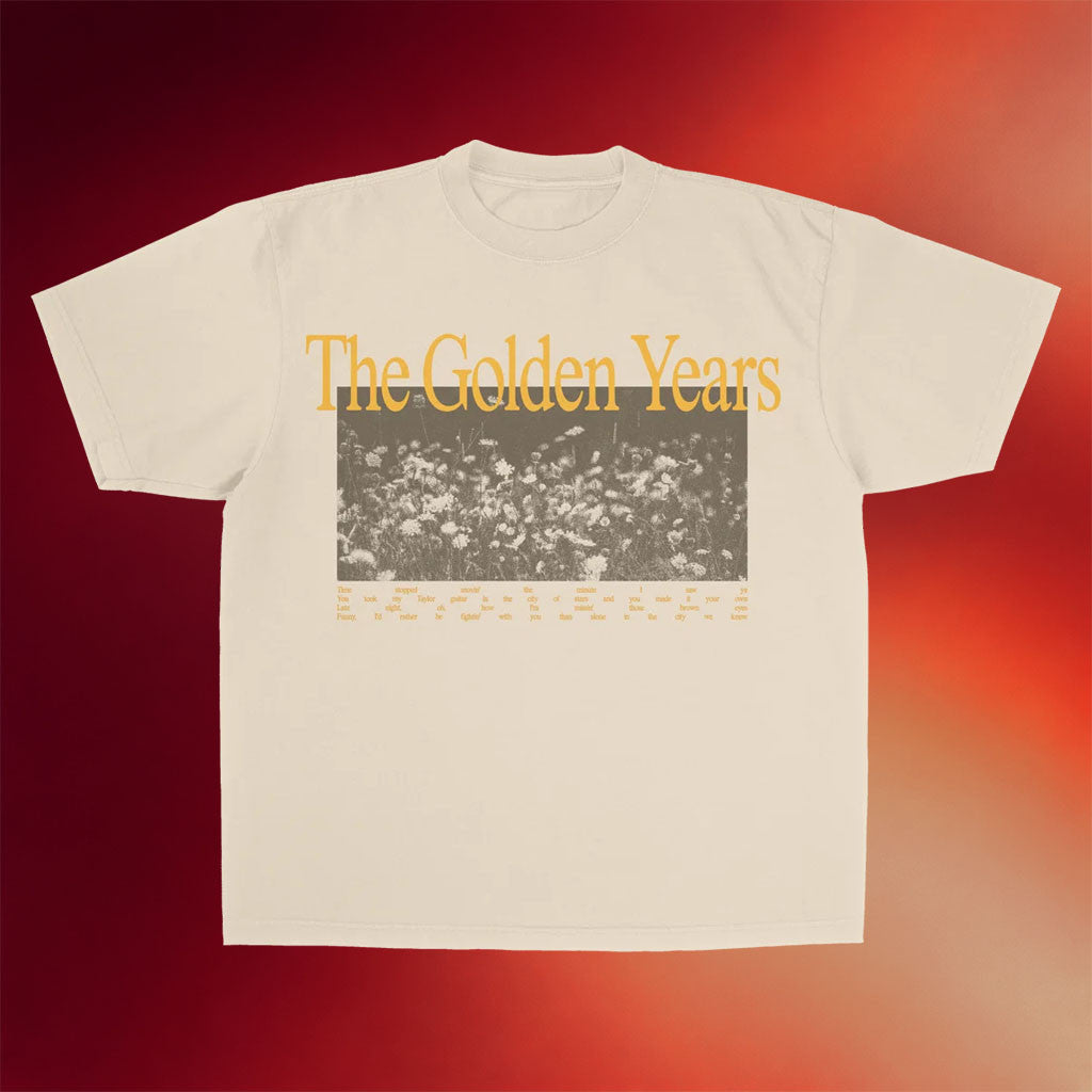 Joshua Bassett Merch 2026 Flowers T-Shirt The Golden Years Shirt Best Gift For Fans - Merchluma