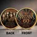 Santana 60th Anniversary Commemorative Coin Santana Merch 2026 Gift For Rock Fans - Merchluma