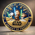 Star Wars X Snoopy 50th Anniversary Coin A Galaxy Of Freedom Coin Star Wars Celebration Merch - Merchluma