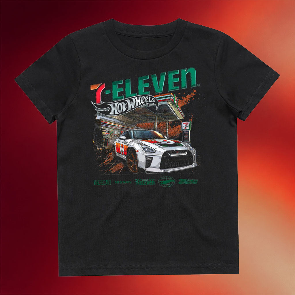 7 Collection Merch 2026 7-Eleven X Hot Wheels GT-R T-Shirt Gift Ideas For Brothers - Merchluma