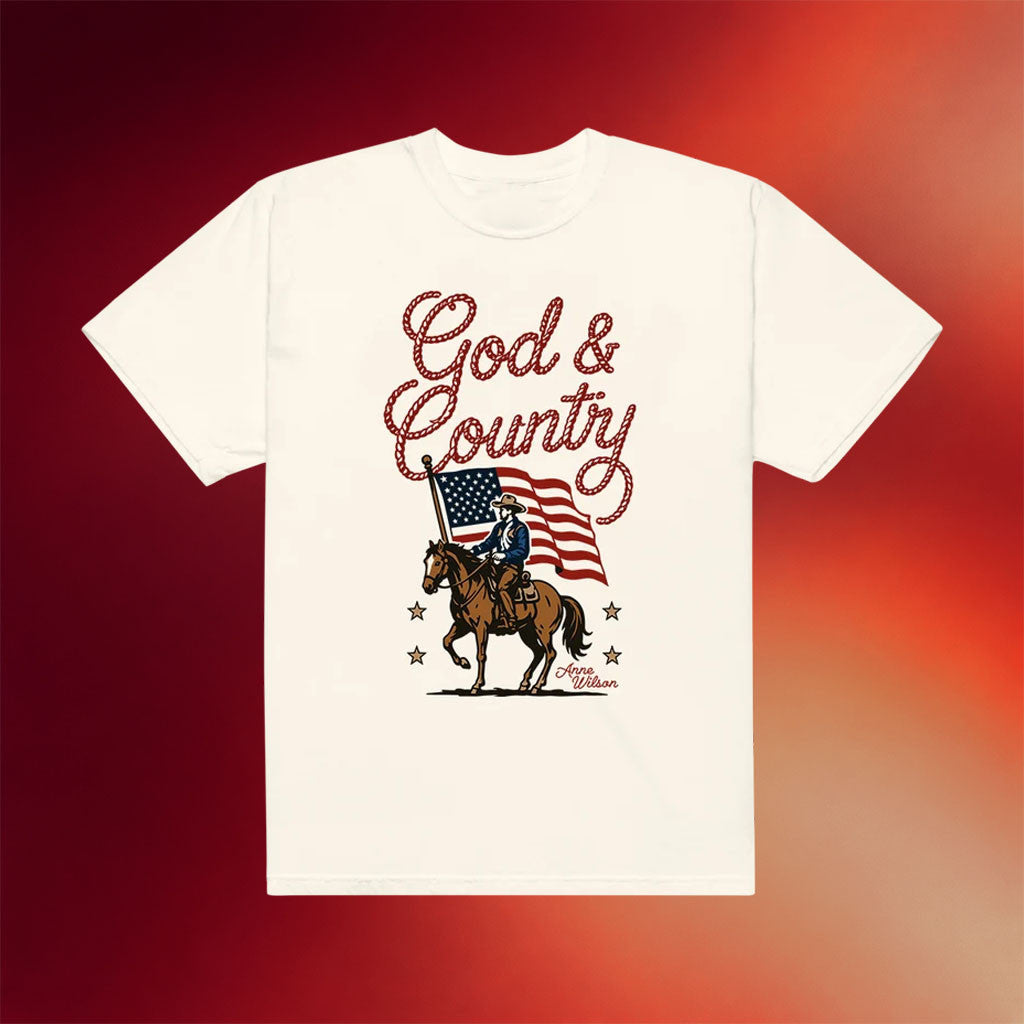 Anne Wilson Merch 2026 God And Country T-Shirt Anne Wilson Shirt Present For Fans - Merchluma