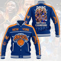New York Knicks Merch 2026 Finals Champions Varsity Jacket Gifts For Basketball Fans - Merchluma