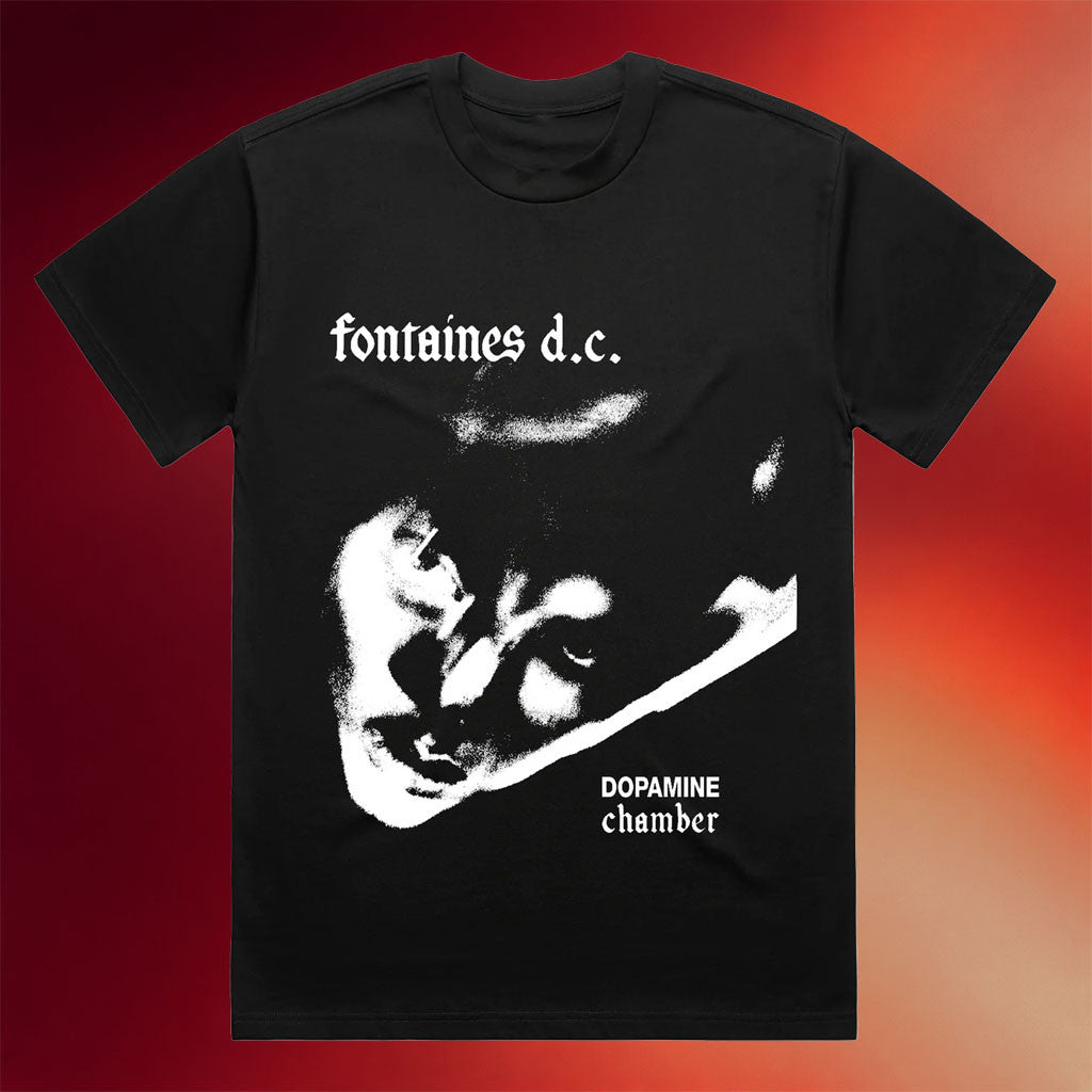 Fontaines DC Merch 2026 Dopamine Chamber One Colour DC Black T-Shirt Gift For Music Fans - Merchluma