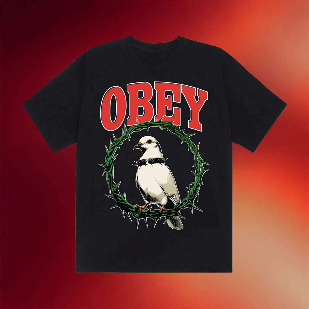 Obey Clothing Merch 2026 Thorn Of Peace T-Shirt Gift Ideas For Boyfriend - Merchluma