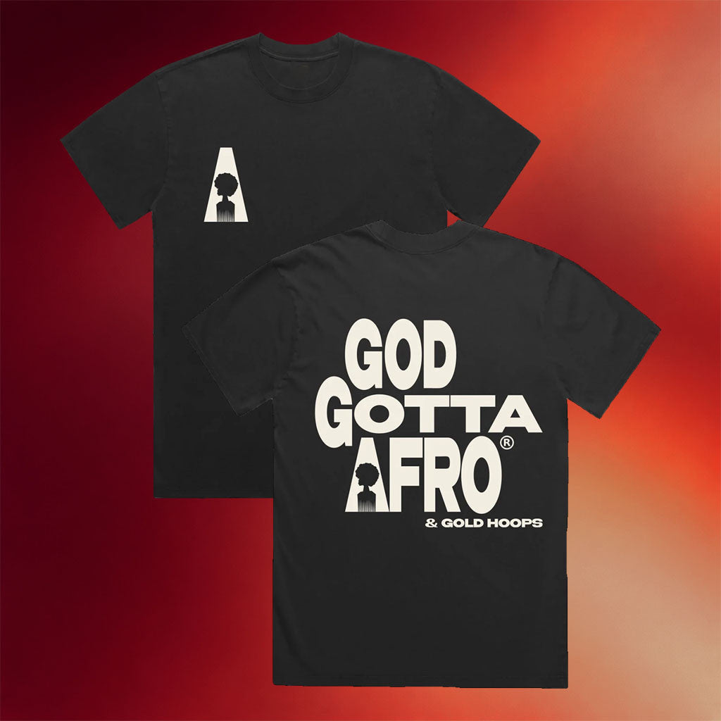 Roc Nation Merch 2026 Rapsody God Gotta Afro And Gold Hoops T-Shirt Rapsody Merch Best Gifts - Merchluma