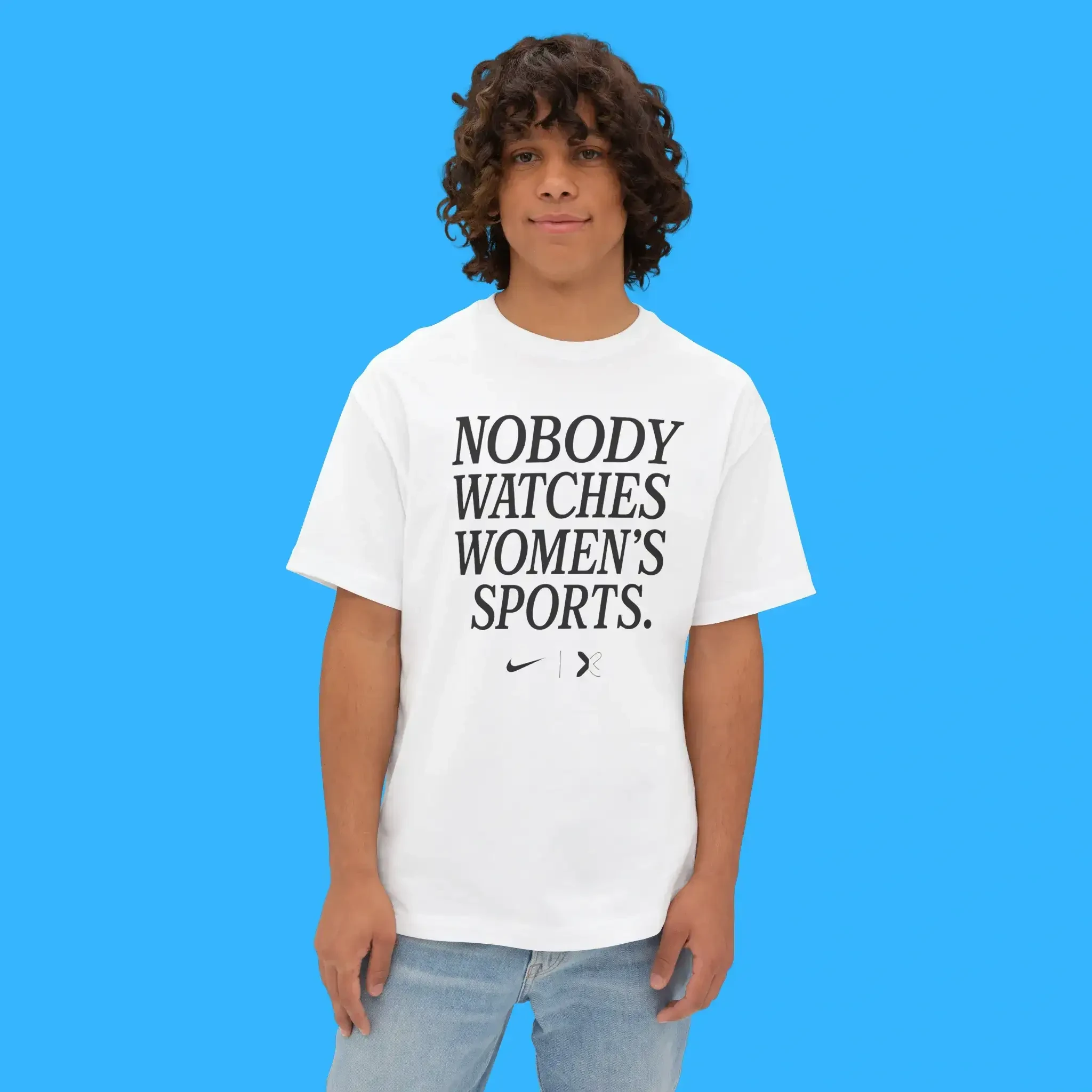 Nobody Watches Women's Sports Shirt White Unique Gift For Brothers - Merchluma