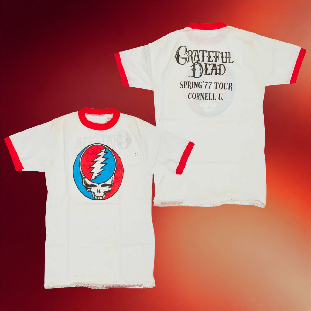 Grateful Dead Merch 2026 Cornell Spring Tour '77 Ringer T-Shirt Cool Gifts For Rock Lovers - Merchluma