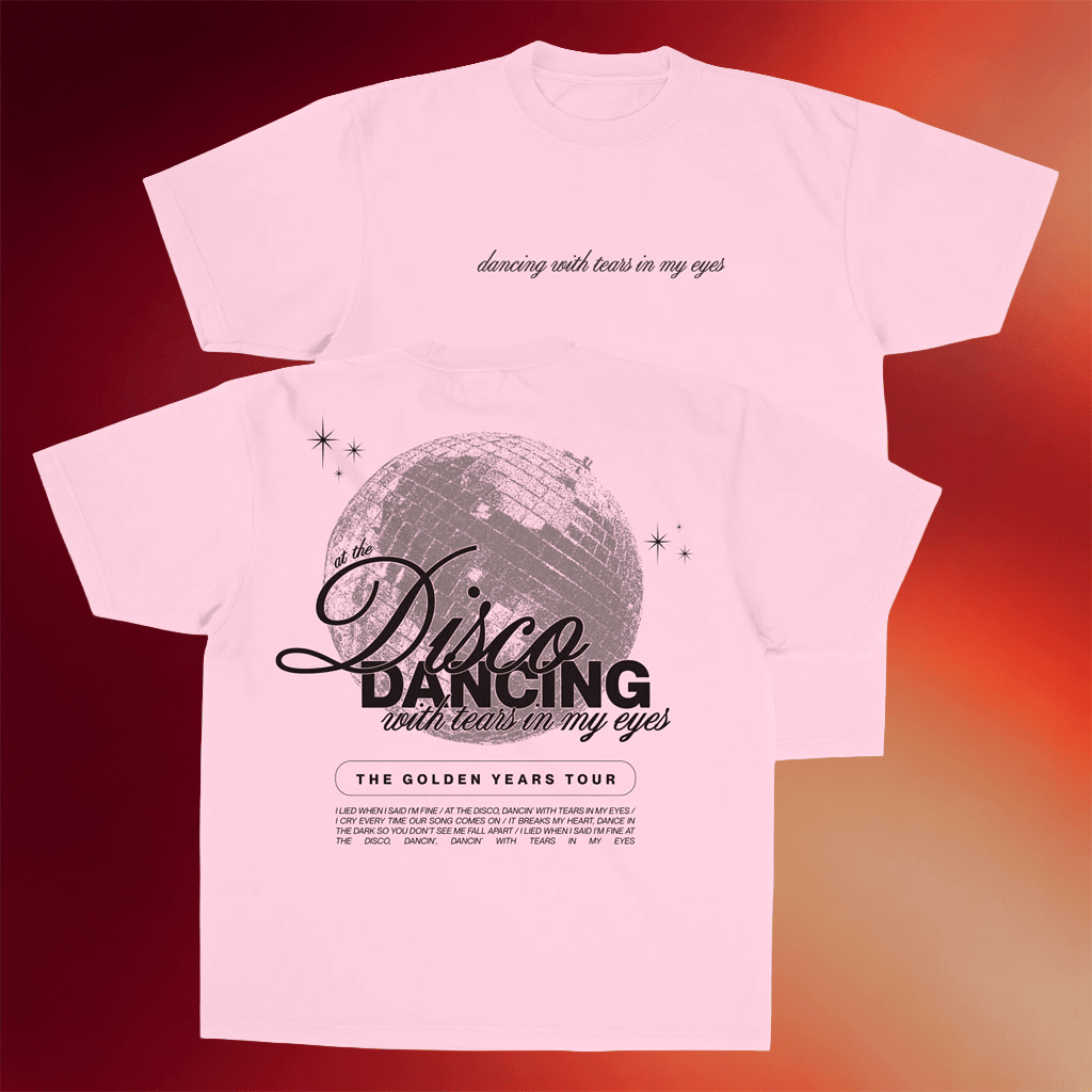 Joshua Bassett Merch 2026 The Disco Dancing T-Shirt The Golden Years Tour Merch Gift For Fans - Merchluma