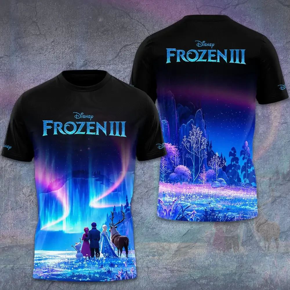 Frozen III T-Shirt D Movie Shirt Frozen Merch Present For Cartoon Lovers - Merchluma