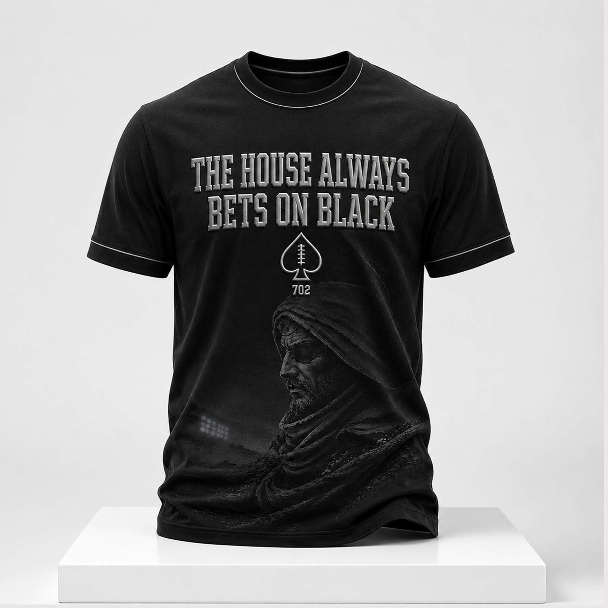 Raiders 2026 The House Always Bets On Black Shirt LV Raiders Merch Gift For Football Fans - Merchluma