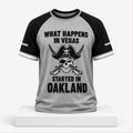 Raiders 2026 What Happens In Vegas Started In Oakland Shirt LV Raiders Merch Game Day Gifts - Merchluma