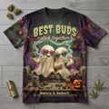 Personalized Best Buds Stick Together T-Shirt Funny Ghost Soulmates Tee Halloween Gifts - Merchluma