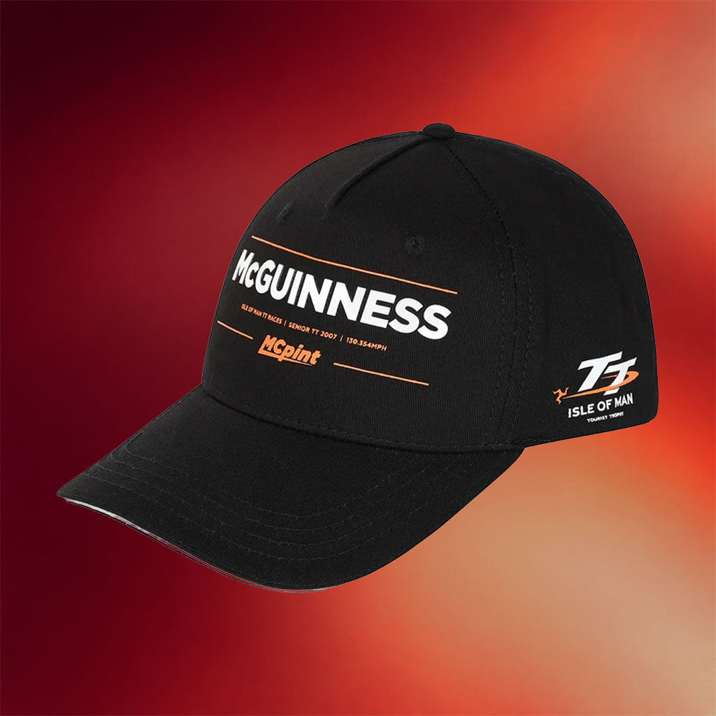 Isle Of Man TT Races Merch 2026 John McGuinness Hat Embroidered Gifts For Motorcycle Riders - Merchluma