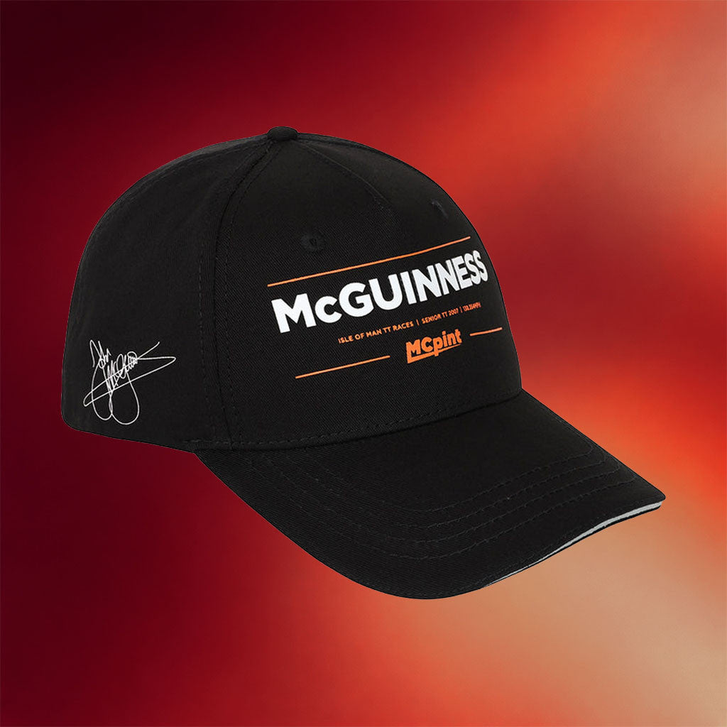 Isle Of Man TT Races Merch 2026 John McGuinness Hat Embroidered Gifts For Motorcycle Riders - Merchluma