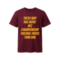 Tress Way Has More NFC Championship Passing Yards Than Dak Shirt Gift For Sports Lovers - Merchluma