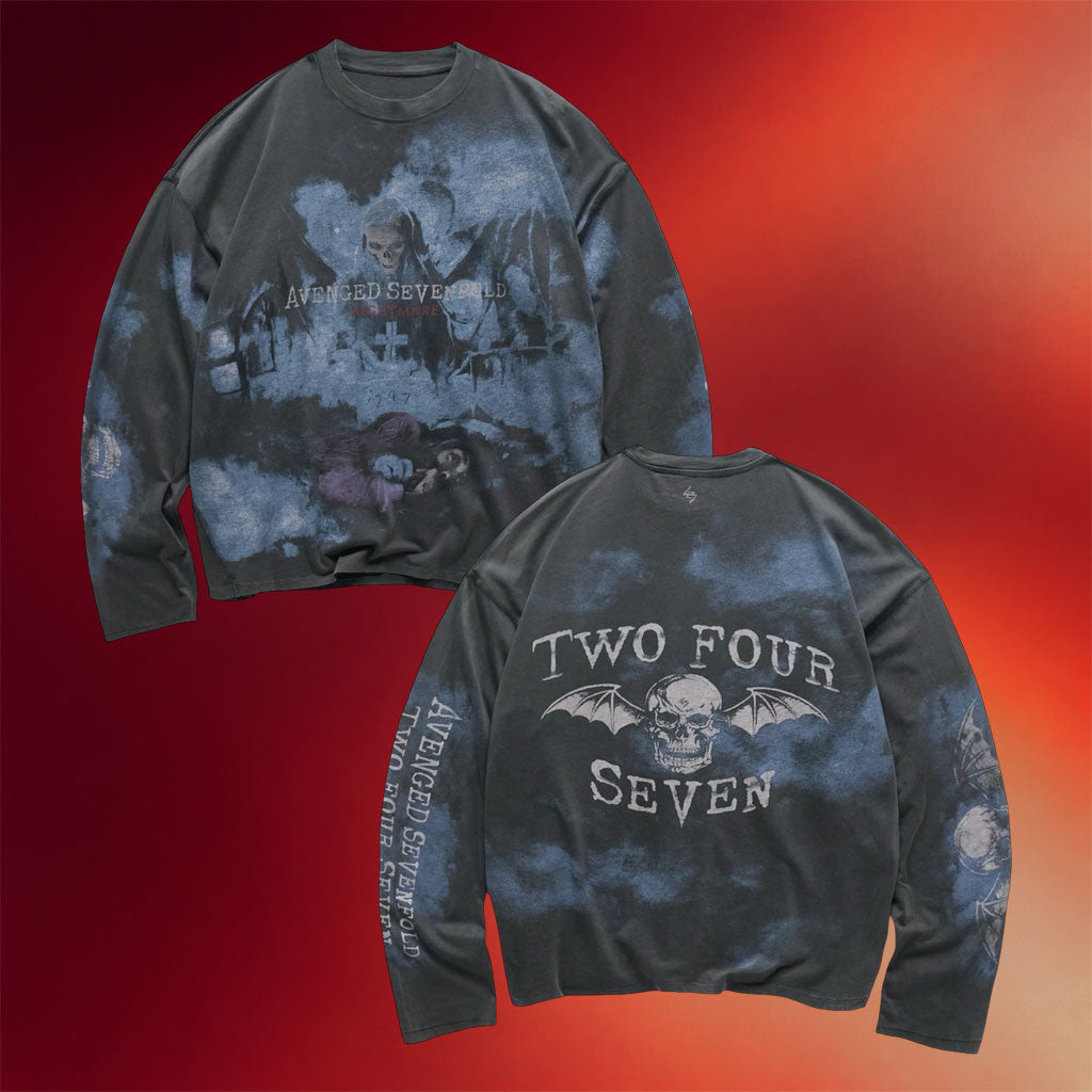 The A7X World Merch 247 X Avenged Sevenfold Nightmare Long Sleeve Shirt Gift For Band Fans - Merchluma