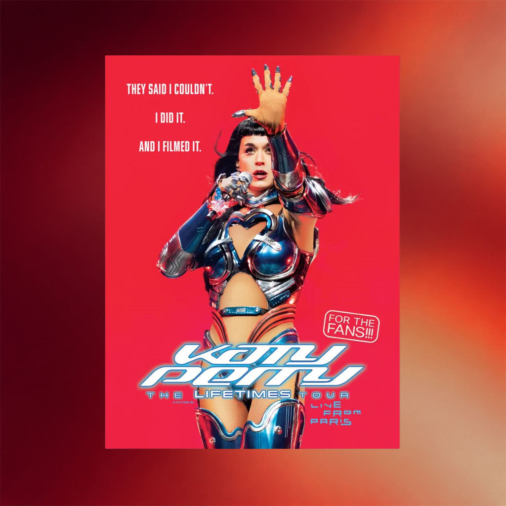 Trafalgar Releasing Merch 2026 Katy Perry The Lifetimes Tour Live From Paris Poster Wall Decor - Merchluma