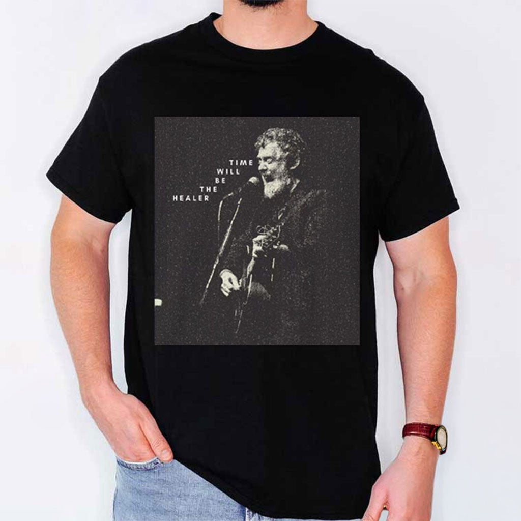 Glen Hansard In Memory Of Tribute Folk Music T-Shirt Time Will Be The Healer Shirt Fan Merch - Merchluma