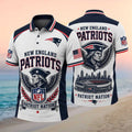 New England Patriots Stadium Wings Polo Shirt NE Patriots Merch Gift Ideas For Football Lovers - Merchluma