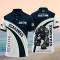 Seattle Seahawks Football Team Mascot Player Est 1976 Polo Shirt Seahawks Merch Game Day Gifts - Merchluma