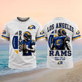 Los Angeles Rams Football Born To Win Shirt LA Rams Merch Present For Football Fan - Merchluma