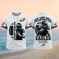 Philadelphia Eagles Fly Together Champions Forever T-Shirt Eagles Merch Football Fan Gifts - Merchluma