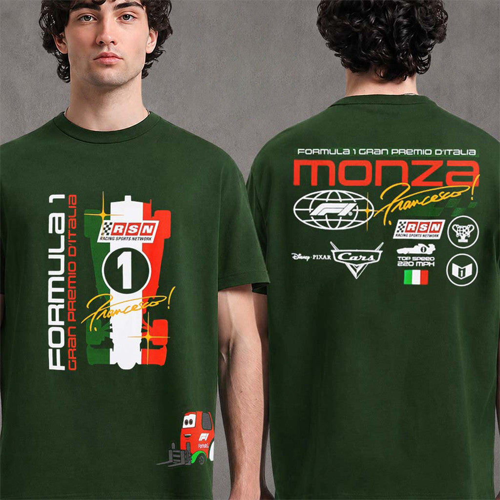 Formula 1 F1 X Cars Monza 2026 Cars Pitty Green T-Shirt F1 Merch Racing Lovers Gifts - Merchluma