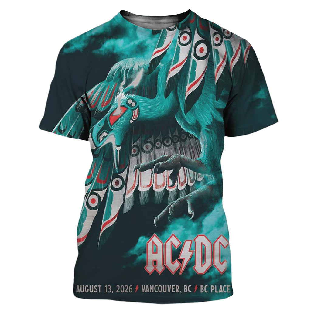 ACDC Vancouver 2026 Event Shirt ACDC Merch Gifts For Music Lovers - Merchluma