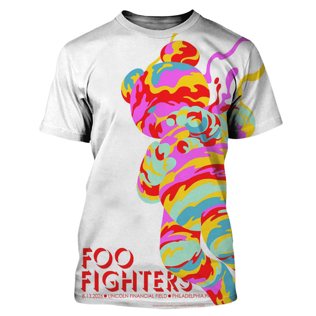 Foo Fighters Philadelphia 2026 Event T-Shirt Foo Fighters Merch Best Gifts For Husband - Merchluma