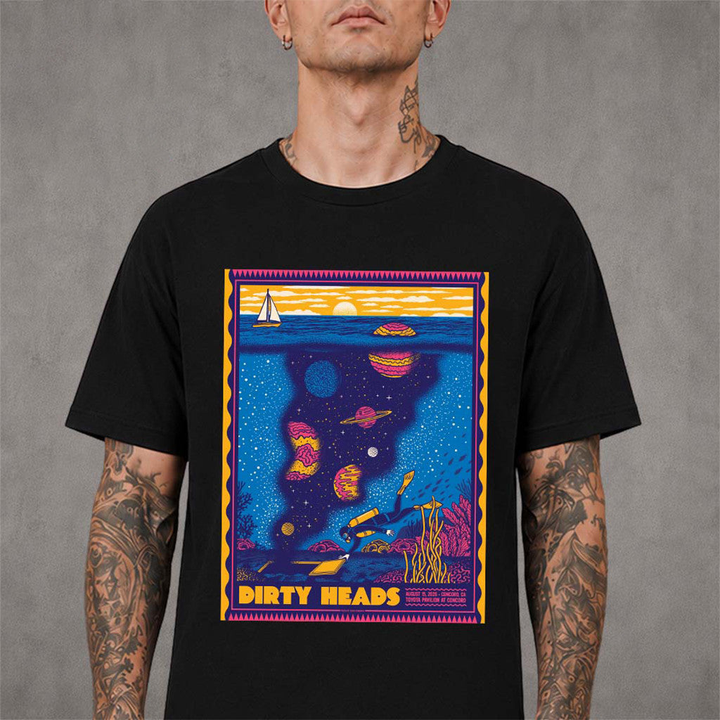 Dirty Heads Concord CA 2026 T-Shirt Dirty Heads Merch Gift Ideas For Music Lovers - Merchluma