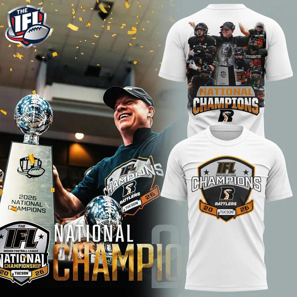 Arizona Rattlers 2026 IFL National Champions T-Shirt Arizona Rattlers Merch Present For Brother - Merchluma