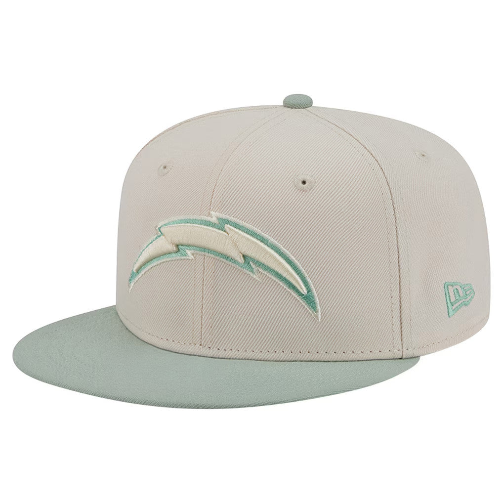 Los Angeles Chargers Merch 2026 LA Chargers Color Pack Two-Tone Snapback Hat Embroidered Gifts - Merchluma